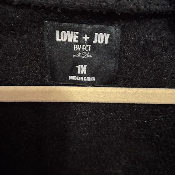 Love + Joy fleece jacket size 1x - Picture 2 of 12